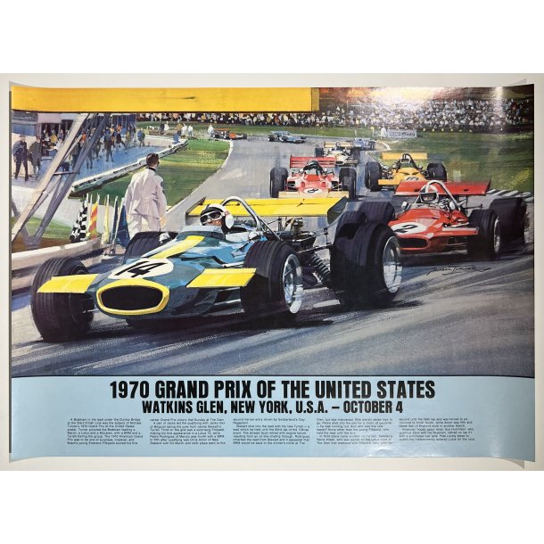 Original Grand Prix 1970 Plakat