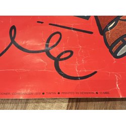Original Tintin Plakat - Krak Ziiiip Dzinng 1970