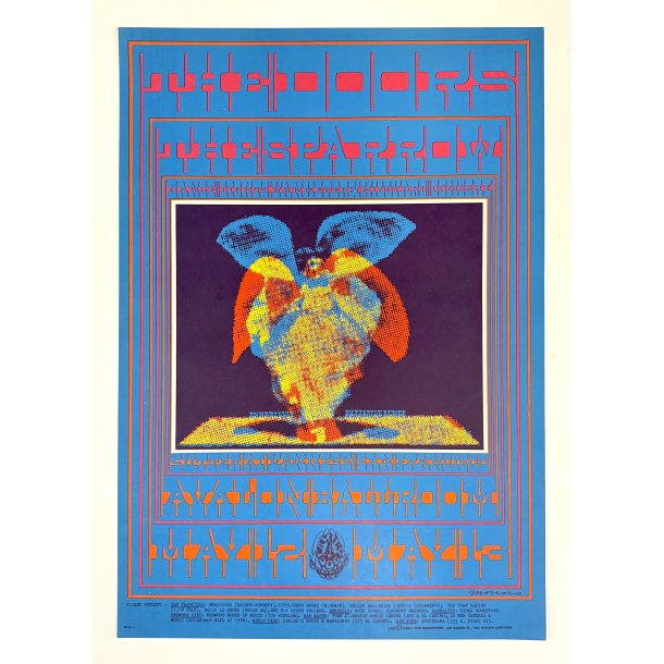 Original Vintage Koncertplakat - The Doors - Avalon Ballroom 1967