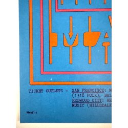 Original Vintage Koncertplakat - The Doors - Avalon Ballroom 1967