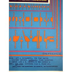 Original Vintage Koncertplakat - The Doors - Avalon Ballroom 1967