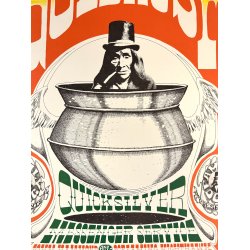 Original Vintage Koncertplakat - Quicksilver Messenger Service - Rick Griffin - 1967