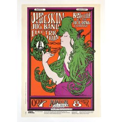 Original Vintage Koncertplakat - Jim Kweskin Jug Band - Avalon Ballroom 1966