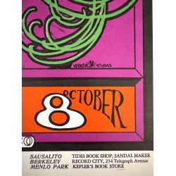Original Vintage Koncertplakat - Jim Kweskin Jug Band - Avalon Ballroom 1966