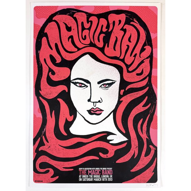 Original Vintage Plakat - The Magic Band - London 2013
