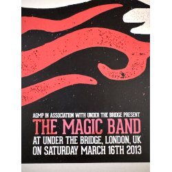 Original Vintage Plakat - The Magic Band - London 2013