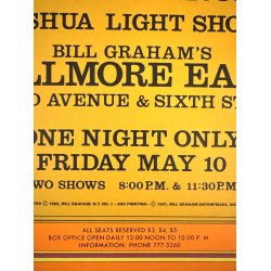 Retro Vintage Plakat - Jimi Hendrix Experience - Fillmore East - Reproduktion 2006