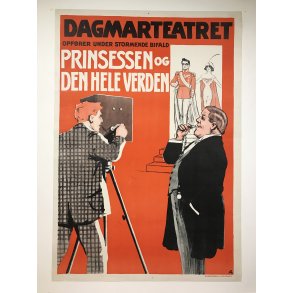 Original Plakat - Prinsessen Og Den Hele Verden