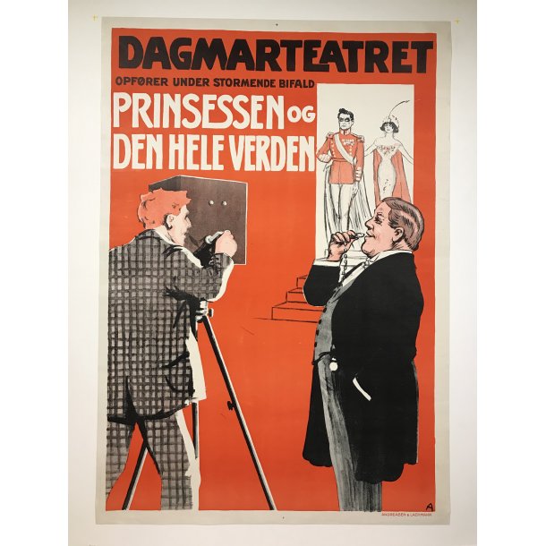 Original Plakat - Prinsessen Og Den Hele Verden