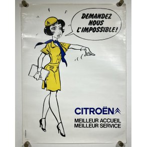 Citroen Reklame Plakat