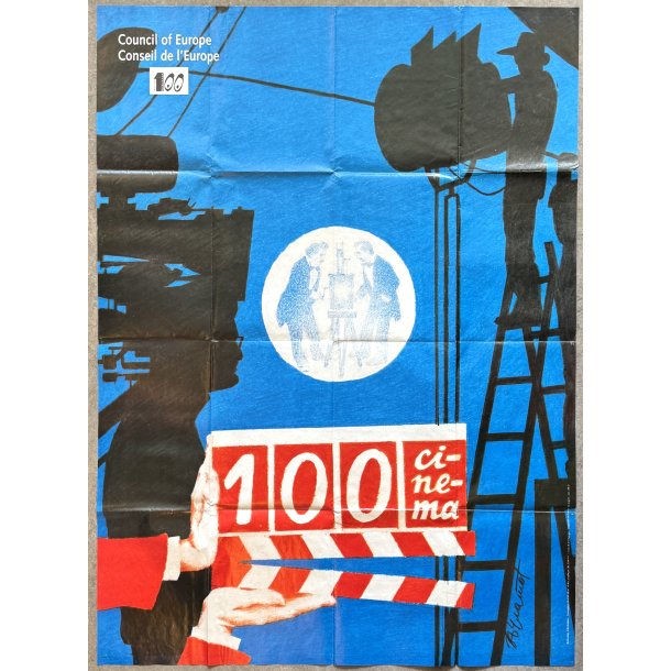 Original fransk vintage plakat - 100 Cinema