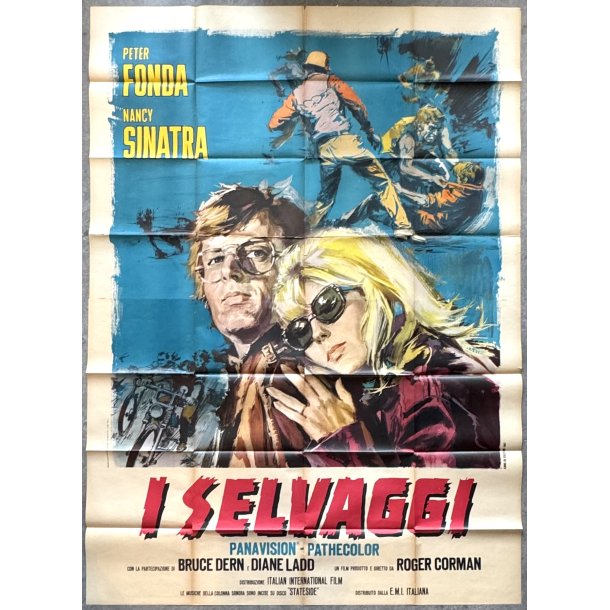 Original Italiensk Filmplakat - The Wild Angels