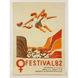 Original Plakat - Kvinde Festival 82
