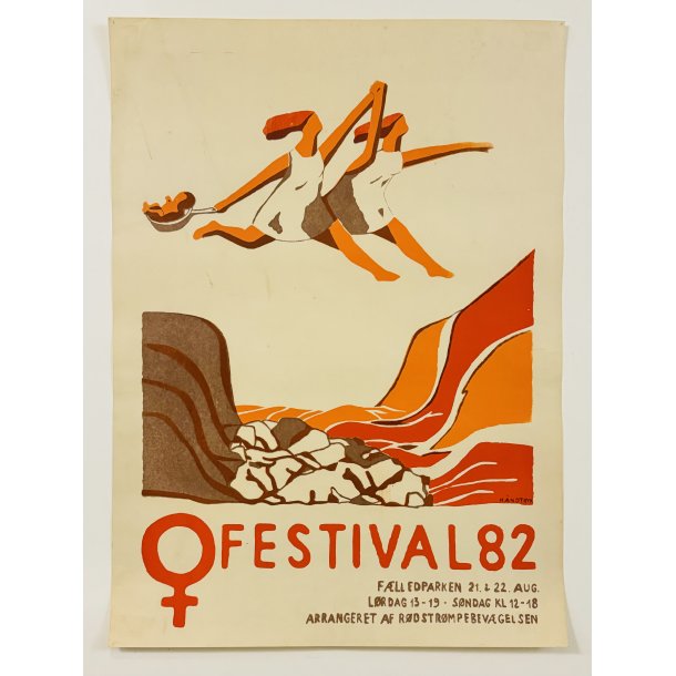 Original Plakat - Kvinde Festival 82