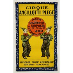 Original Plakat - Cirque Ancillotti Plege