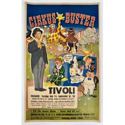 Original Plakat - Cirkus Buster i Tivoli
