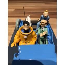 Tintin Bil #4 - Blue Willys Jeep