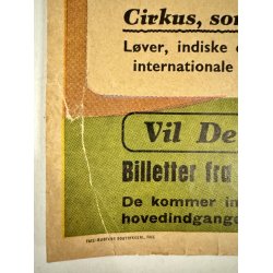 Original Plakat - Cirkus Buster i Tivoli