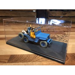 Tintin Bil #4 - Blue Willys Jeep