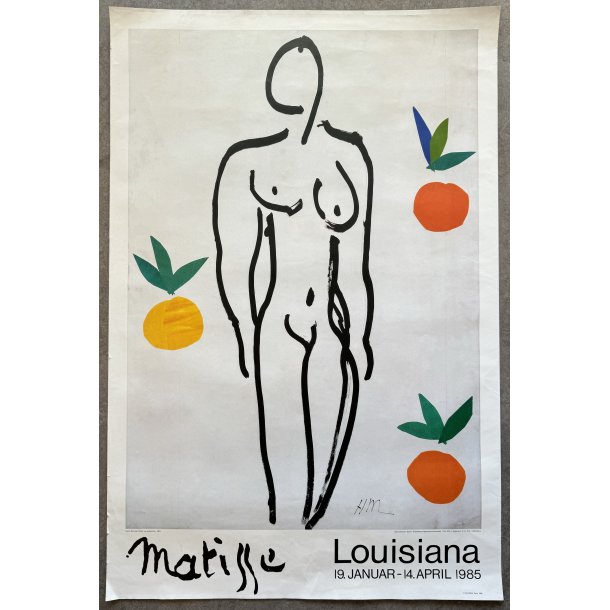 Original Plakat - Matisse, Louisiana 1985