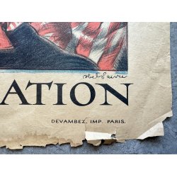 Original Plakat - L'Emprunt De La Libration, Abel Faivre 1918