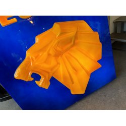 Stort Originalt Peugeot Lysskilt Fra 1970'erne