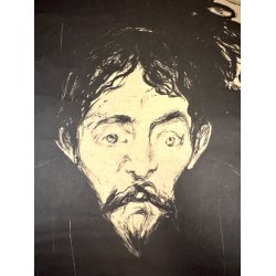 Original Vintage Plakat - Edvard Munch - Louisiana 1975