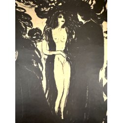 Original Vintage Plakat - Edvard Munch - Louisiana 1975