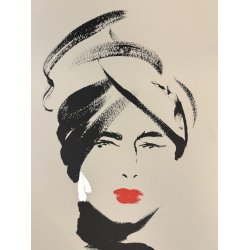 Original Vintage Plakat - Canetti - Kvindeportr�t - 1980'erne