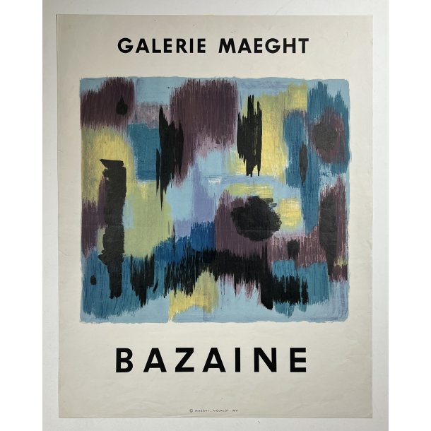 Bazaine Udstillings Plakat