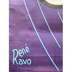 Original Vintage Plakat - Qui Dit Radio Dit Radiola - Ren� Ravo Ca. 1950'erne