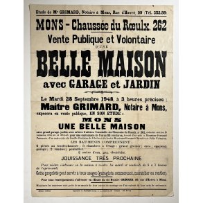 Bella Maison(Hus til salg) Plakat