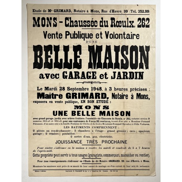 Bella Maison(Hus til salg) Plakat