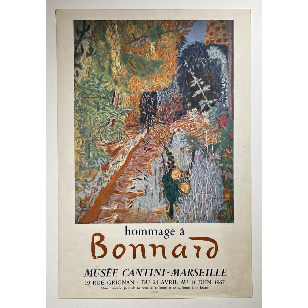 Bonnard Udstillings Plakat