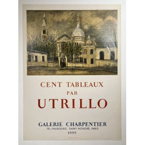Utrillo Udstillings Plakat