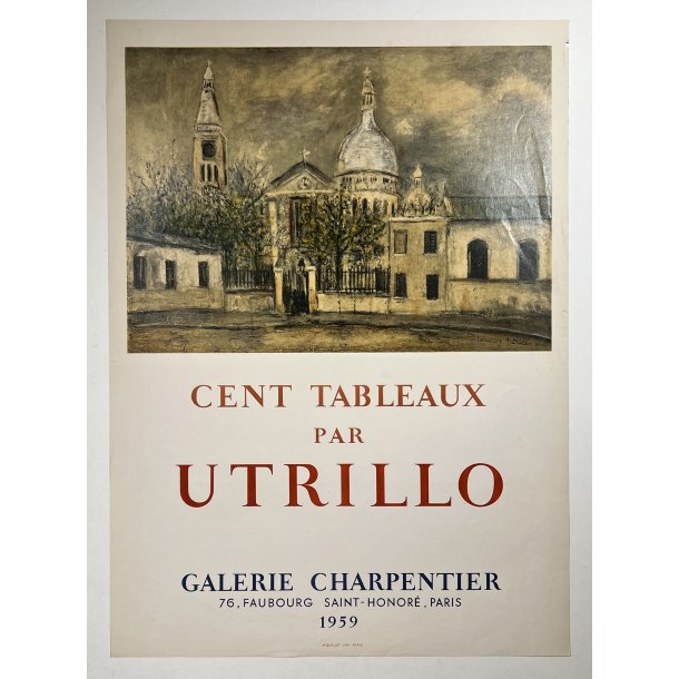 Utrillo Udstillings Plakat