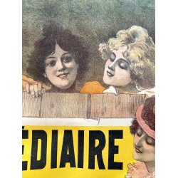 Original Vintage Plakat - L�Interm�diaire V�locip�dique - �. Clouet � Ca. 1890�erne