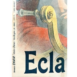 Original Vintage Plakat - �lectricit� � �clairage De Luxe - 1895