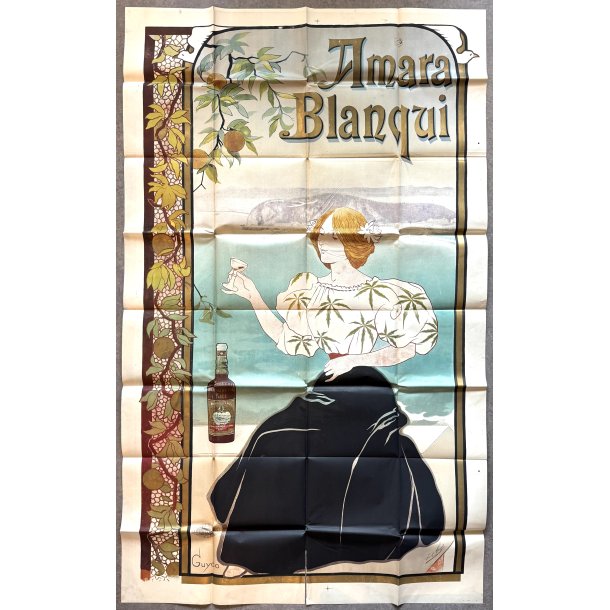 Original vintage plakat - Amara Blanqui - Henri Guydo 1898