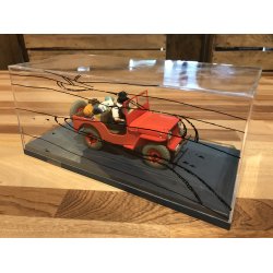 Tintin Bil #6 - Rd Jeep Willys med Dupond og Dupont