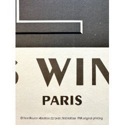 Original Vintage Plakat - Willi�s Wine Bar Paris - A. M. Cassandre - First Edition 1984