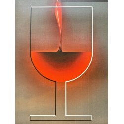 Original Vintage Plakat - Willi�s Wine Bar Paris - A. M. Cassandre - First Edition 1984