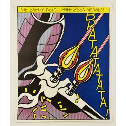 3 Originale Plakater - Roy Lichtenstein, As I Opened Fire