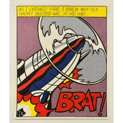 3 Originale Plakater - Roy Lichtenstein, As I Opened Fire