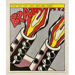 3 Originale Plakater - Roy Lichtenstein, As I Opened Fire