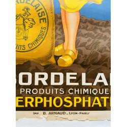 Original Plakat - Cie Bordelaise, Des Produits Chimiques, Superphosphates 