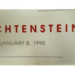 Original Plakat - The Prints Of Roy Lichtenstein 1994