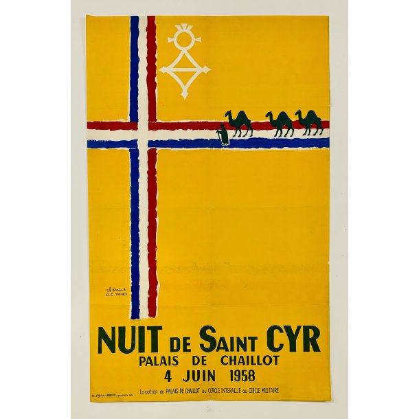 Original Plakat - Nuit De Saint-Cyr 1958