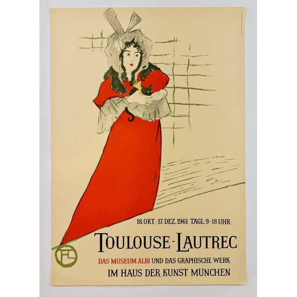 Original Plakat - Toulouse-Lautrec, Das Museum Albi 1961