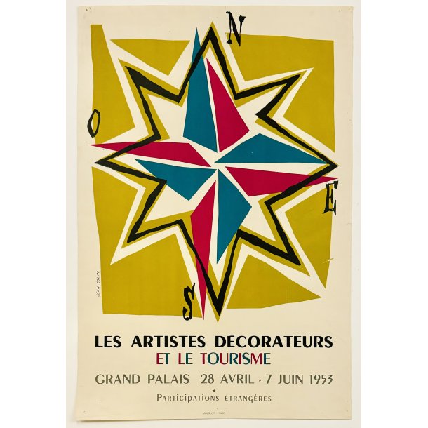 Original Plakat - Les Artistes Dcorateurs 1953